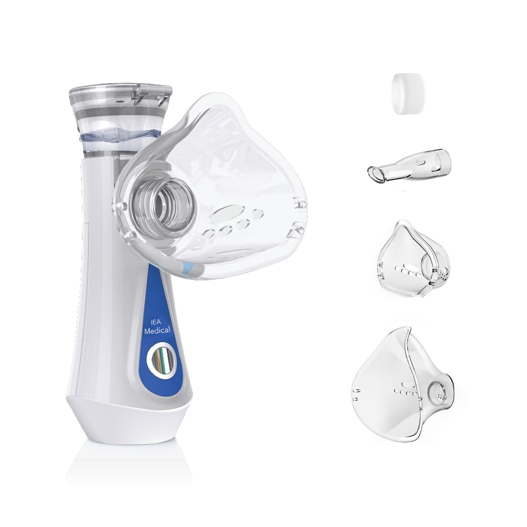 51g2Gvg4NgL._SY1080_.jpg IEA Medical Mesh-Vernebler – tragbarer Inhalator für Kinder & Erwachsene mit USB-C – Bild 1