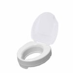 Drive Medical Toilettensitzerhöhung Ticco 2G mit Deckel – 10 cm Erhöhung für sicheren Halt