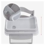 hauck Alpha Tray – 3-in-1 Hochstuhl Essbrett mit Sitzverkleinerer für Alpha+ & Beta+ – Bild 6