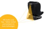 Osann Eno360 S 2 – 360° drehbarer i-Size Kindersitz mit Isofix, ab Geburt bis 150 cm – Bild 8