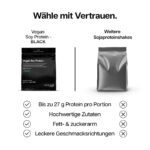 THE PROTEIN WORKS Veganes Soja Protein Pulver BLACK – 27g Protein, 2kg Vanillecreme – Bild 7
