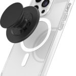 PopSockets MagSafe Handy-Grip mit magnetischer Halterung – Sicherer Halt & Ständer in Schwarz