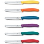 Victorinox Swiss Classic Frühstücksmesser Set 6er – Wellenschliff für Brot & Gemüse