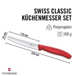 Victorinox Swiss Classic Frühstücksmesser Set 6er – Wellenschliff für Brot & Gemüse – Bild 2