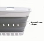 SAMMART 42L Faltbarer Wäschekorb – Pop-Up-Aufbewahrung mit Komfortgriff & Platzsparfunktion – Bild 6