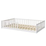 Bellabino Vere Bodenbett 120x200 cm – Montessori Kinderbett mit Rausfallschutz & Lattenrost – Bild 3