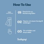 Sodapop Logan Wassersprudler – Starterset mit 3 Glasflaschen & CO₂-Zylinder – Bild 6