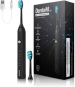 Denta-M Schallzahnbürste mit 40.000 Impulsen & 120-Tage-Akku – Edition Black