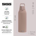 Sigg Shield ONE Edelstahl-Trinkflasche – Auslaufsicher für Sport & Outdoor – Bild 2