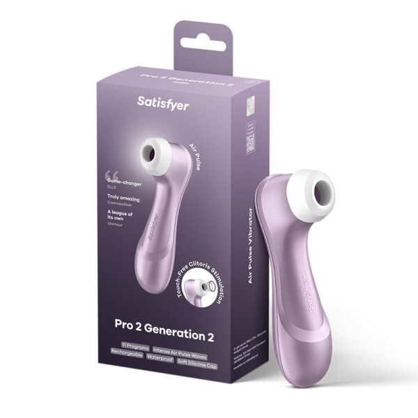 Satisfyer Pro 2 – Druckwellen-Stimulator mit Air-Pulse-Technologie für Frauen