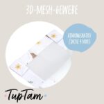 TupTam Babybett Nestchen 3D Mesh 2er-Pack 128x30 cm – Schutznetz für 140x70 Bett – Bild 3