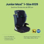 Graco Junior Maxi i-Size R129 Kindersitz 100–150 cm – Sicherer Autositz Navy – Bild 4