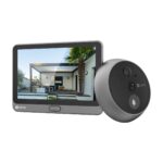 EZVIZ CP4 WLAN Türklingel mit 166° Weitwinkel, 2MP & 4,3" Display – Smarte Türspionkamera mit AI-Personenerkennung