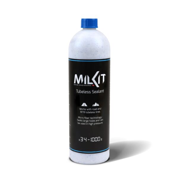 milKit Tubeless Dichtmilch 1000 ml – Prämiertes Reifendichtmittel für MTB, Gravel & Rennrad