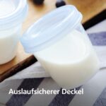 Philips AVENT Nahrungs-Mehrwegbecher Set (SCF721/20) – 20er Pack mit Deckel & Löffel – Bild 3