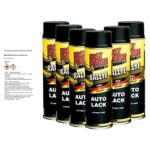 Fast Finish 430220 Autolack Matt Schwarz Set – 6 x 500 ml Nitro-Kombi-Spray – Bild 3