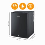 TZS First Austria Minikühlschrank 40L – Leiser Kühlschrank mit Schloss für Büro, Camping & Hotel – Bild 2