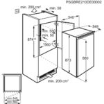 AEG Einbau-Kühlschrank 88 cm Serie 5000 OptiSpace – 142L Kühlraum mit LED-Beleuchtung – Bild 3