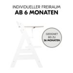 hauck Click Tray Speckle Beige – Hochstuhl Essbrett für Alpha+ & Beta+ mit werkzeugloser Montage – Bild 8