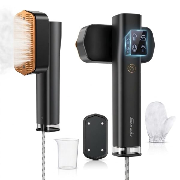 Sundu 2-in-1 Reisebügeleisen mit Dampffunktion – 15s Aufheizzeit & LED-Display