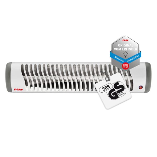 reer EasyHeat Wickeltisch-Wärmestrahler 500W – Wandmontage für sichere Babywärme