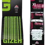 Gizeh Black Fine Magnet Set – Zigarettenpapier + XL Slim Filter für Premium-Raucher