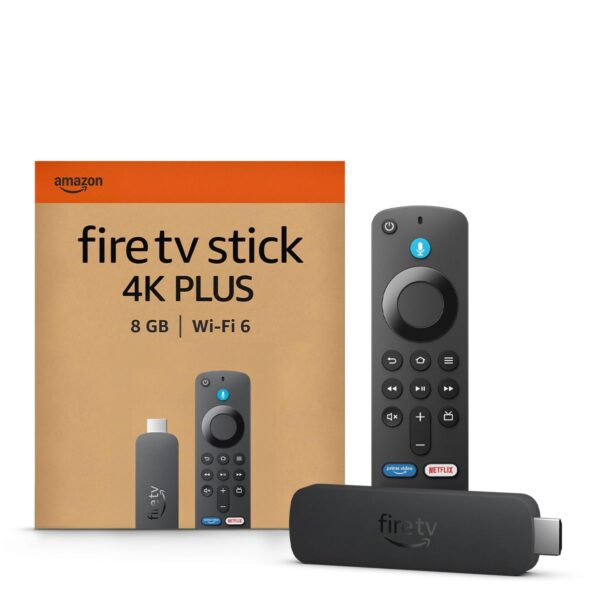 Amazon Fire TV Stick 4K Plus – 4K Streaming mit Wi-Fi 6, Dolby Vision & Alexa