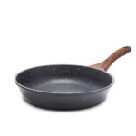 SENSARTE 28 cm Bratpfanne mit Schweizer Granit-Antihaftbeschichtung – Induktion & Gas