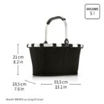 reisenthel carrybag XS leo vanilla – Kompakter Einkaufskorb mit Aluminiumrahmen – Bild 3