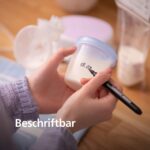 Philips AVENT Nahrungs-Mehrwegbecher Set (SCF721/20) – 20er Pack mit Deckel & Löffel – Bild 2