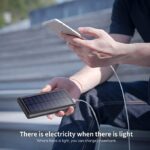 QTshine Solar Powerbank 26800mAh – USB-C Schnellladung mit 3 Ausgängen für iPhone & Samsung – Bild 7