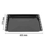 ICQN Backblech 455 × 375 × 30 mm – Emailliert für Bosch, Siemens, Neff & Constructa – Bild 3