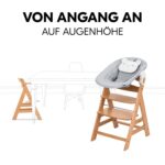 hauck Alpha+ Newborn Set Hochstuhl mit Neugeborenenaufsatz – Mitwachsend ab Geburt bis 90 kg – Bild 6