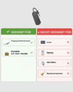 Avantree Relay – Bluetooth 5.3 Flugzeug-Adapter mit aptX Adaptive für 2 Kopfhörer – Bild 3