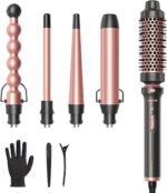 Wavytalk Multi Curl 5-in-1 Thermobürste Set – Lockenstab mit 4 Aufsätzen & Keramik