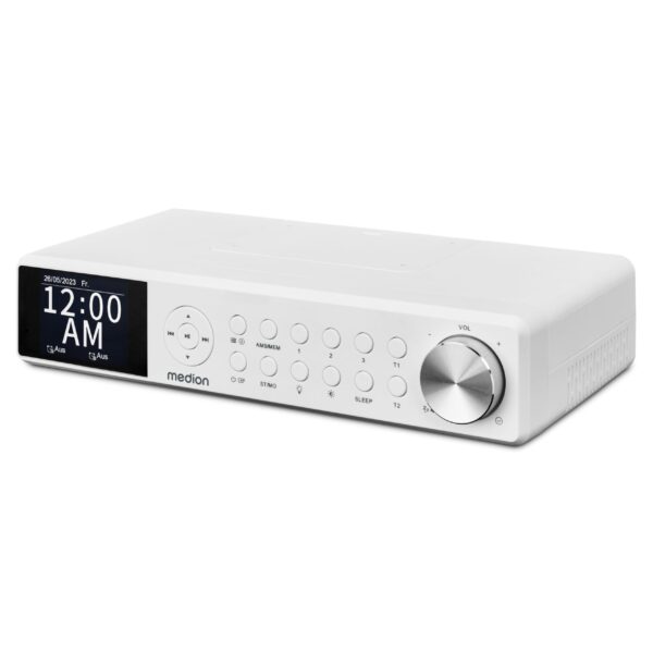 MEDION P66750 Unterbauradio mit DAB+ & Bluetooth – Küchenfunkgerät mit Timer & LED