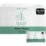 Naïf Plastikfreie Feuchttücher 864er Pack – Bio-Babypflege aus Eukalyptusfasern