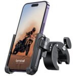 Lamicall Handyhalterung Fahrrad & Motorrad mit 1s Schnellspanner – Universal 360° Halter für iPhone & Samsung