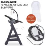 hauck Beta+ Hochstuhl Newborn Set mit Deluxe Bouncer – 5in1 Mitwachsend bis 90 kg – Bild 5