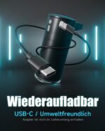 AIKE SensePro Automatischer Seifenspender 380ml – USB-C Edelstahl für Küche & Bad – Bild 4