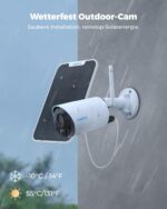 Reolink Argus Eco 3MP Akku-Überwachungskamera mit Solarpanel – Kabellose WLAN Outdoor-Kamera – Bild 6