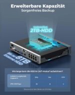 Reolink 8-Kanal 4K PoE NVR mit 2TB Festplatte – Professionelles Überwachungssystem für Haus & Gewerbe – Bild 3