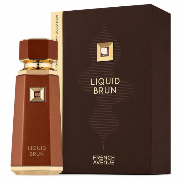 100 ml French Avenue Liquid Brun Eau de Parfum – Holzig-orientalischer Unisex-Duft mit Vanille, Kardamom & Moschus