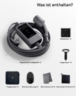 dé Typ 2 Ladekabel Schuko 3,7kW – 10m App-Steuerung 6-16A für E-Autos – Bild 7