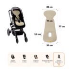 AeroMoov Air Layer Sitzauflage Gruppe B – Antischwitz-Bezug mit 3D-Technologie für Autositz & Kinderwagen – Bild 2