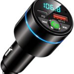 Mohard Bluetooth FM Transmitter Auto mit 30W PD & 18W QC3.0 – Freisprechanlage für alle Fahrzeuge