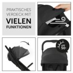 hauck Travel N Care Reisebuggy – Leicht, Einhändig Klappbar & UV-Schutz für Neugeborene bis 22 kg – Bild 4
