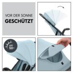 hauck Shop N Care Kinderbuggy Dusty Blue – Liegebuggy mit Snack Ablage bis 22 kg – Bild 8