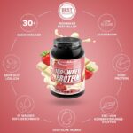 IronMaxx 100% Whey Protein 900g Strawberry White Chocolate – Muskelaufbau mit BCAAs & EAAs – Bild 5