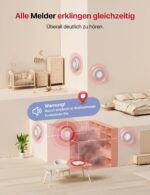 X-Sense Smarter WLAN Rauchmelder mit Sprachausgabe & SBS50 – 6er Set Brandmelder – Bild 7